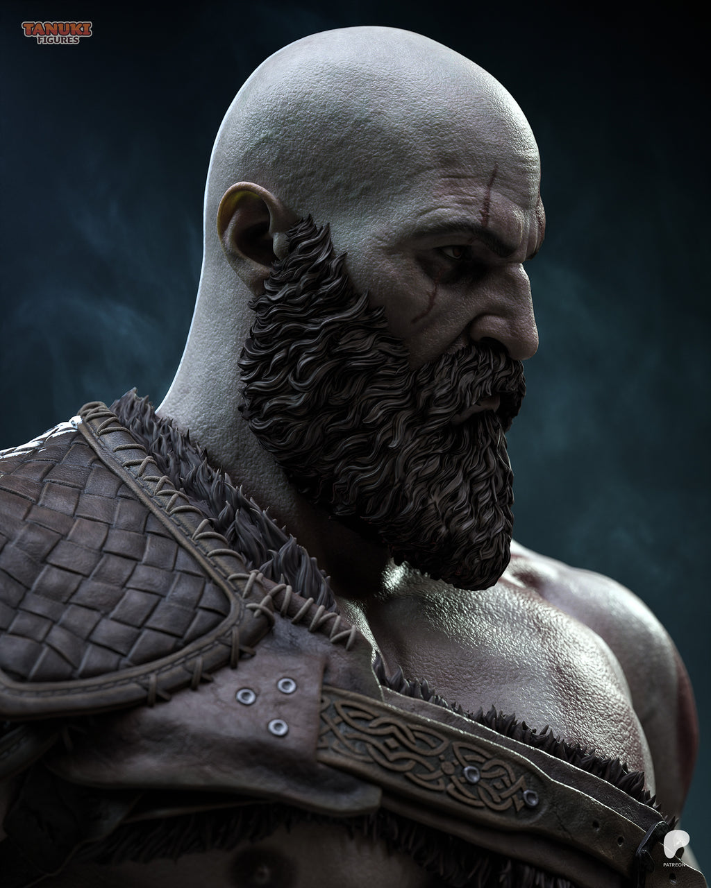 Scarred Ashen Slayer | 1/6 Unpainted Resin Kit Model