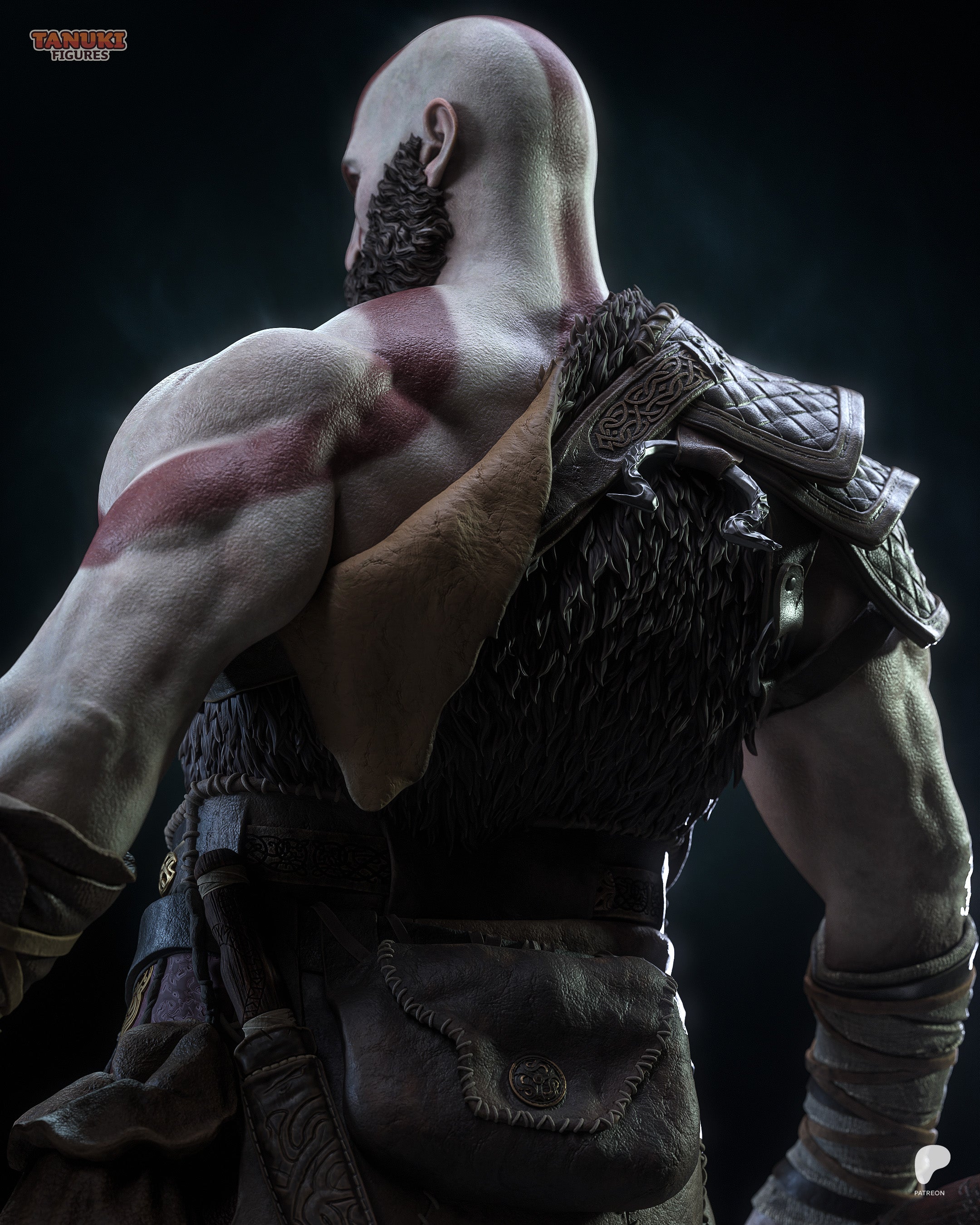 Scarred Ashen Slayer | 1/6 Unpainted Resin Kit Model