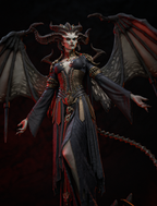 Infernal Horned Sovereign | 1/6 Unpainted Resin Kit Model
