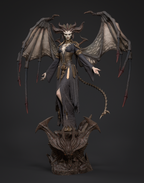 Infernal Horned Sovereign | 1/6 Unpainted Resin Kit Model