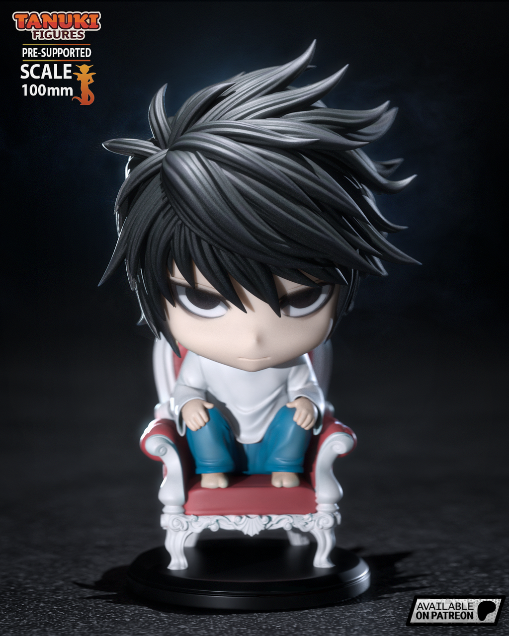 Obsidian Prodigy | Chibi Unpainted Resin Kit Model