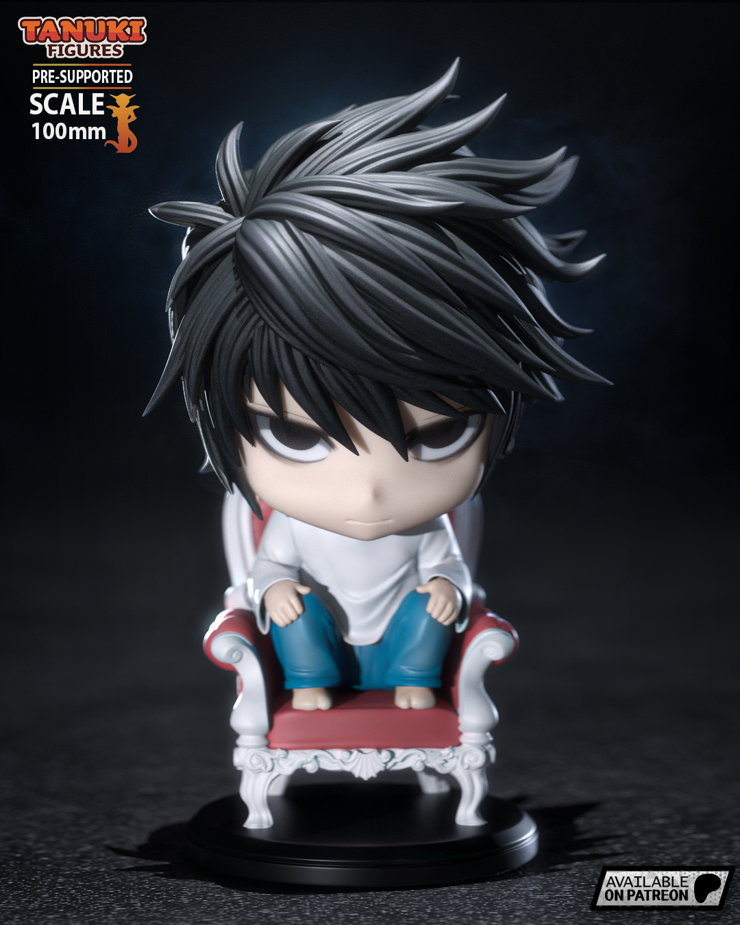 Obsidian Prodigy | Chibi Unpainted Resin Kit Model