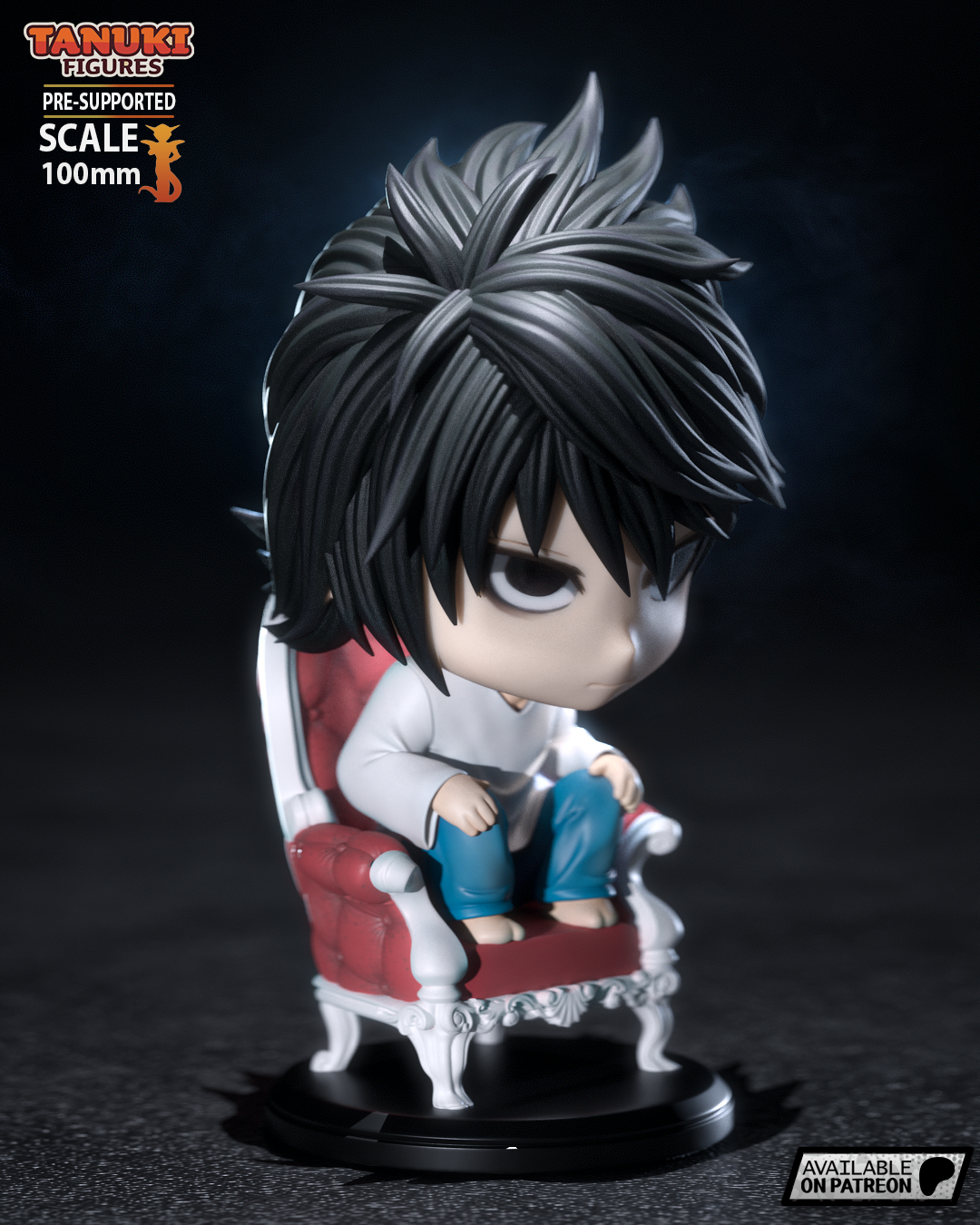 Obsidian Prodigy | Chibi Unpainted Resin Kit Model