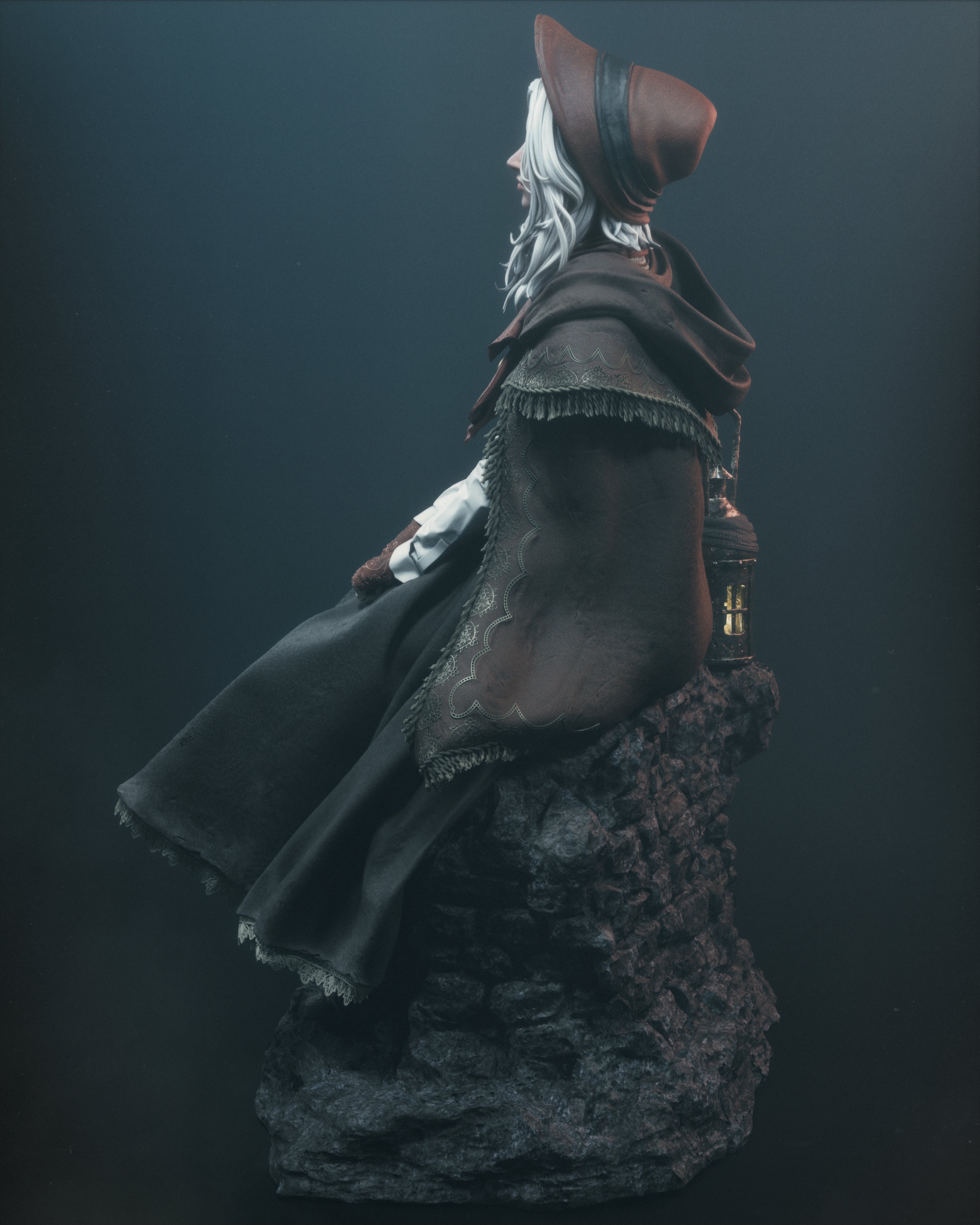 Veiled Lantern Sentinel | 1/6 Unpainted Resin Kit Model