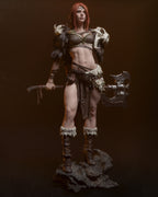 Crimson Savage Warden | 1/6 Unpainted Resin Kit Model