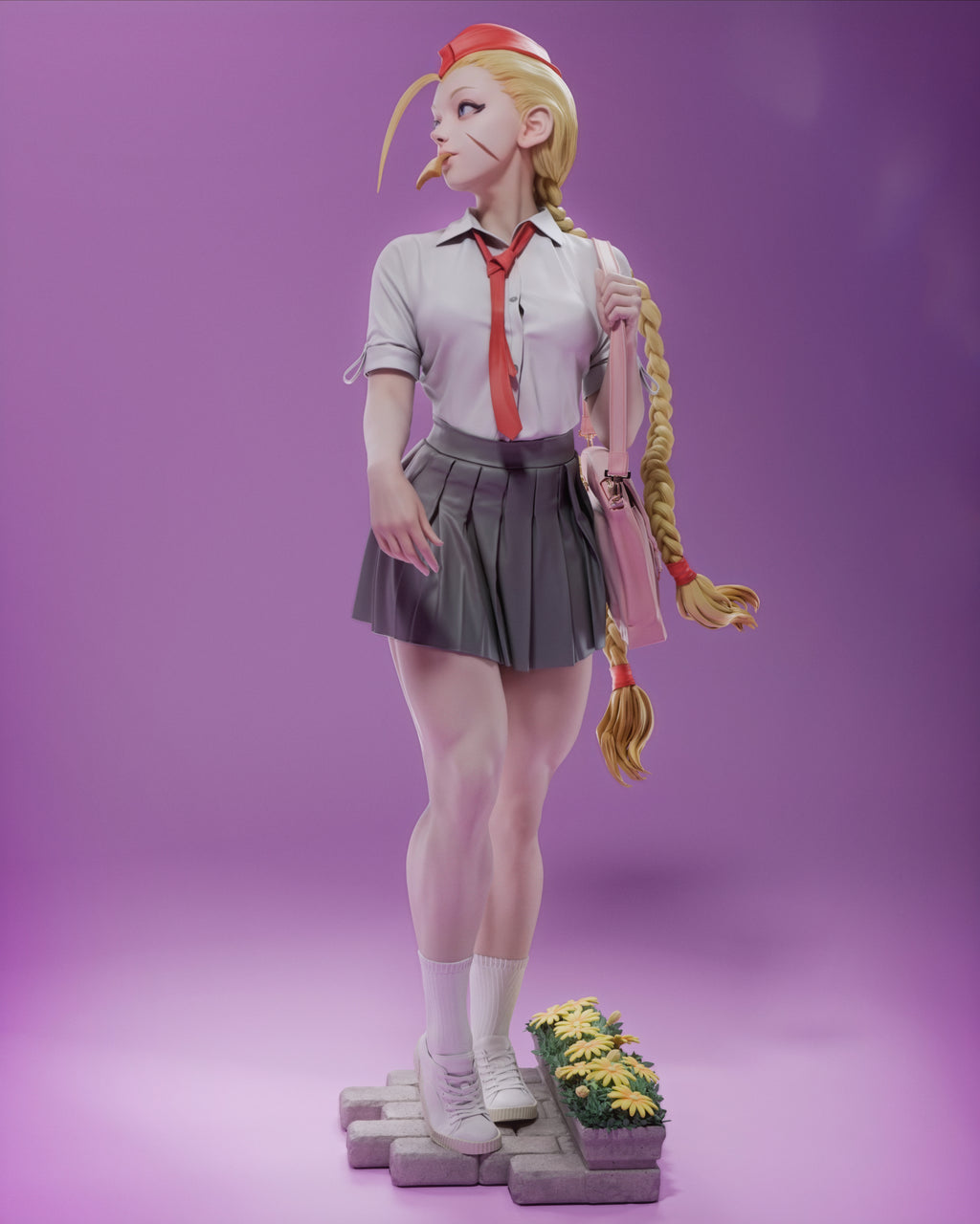 Braided Blossom Warden | 1/6 Unpainted Resin Kit Model