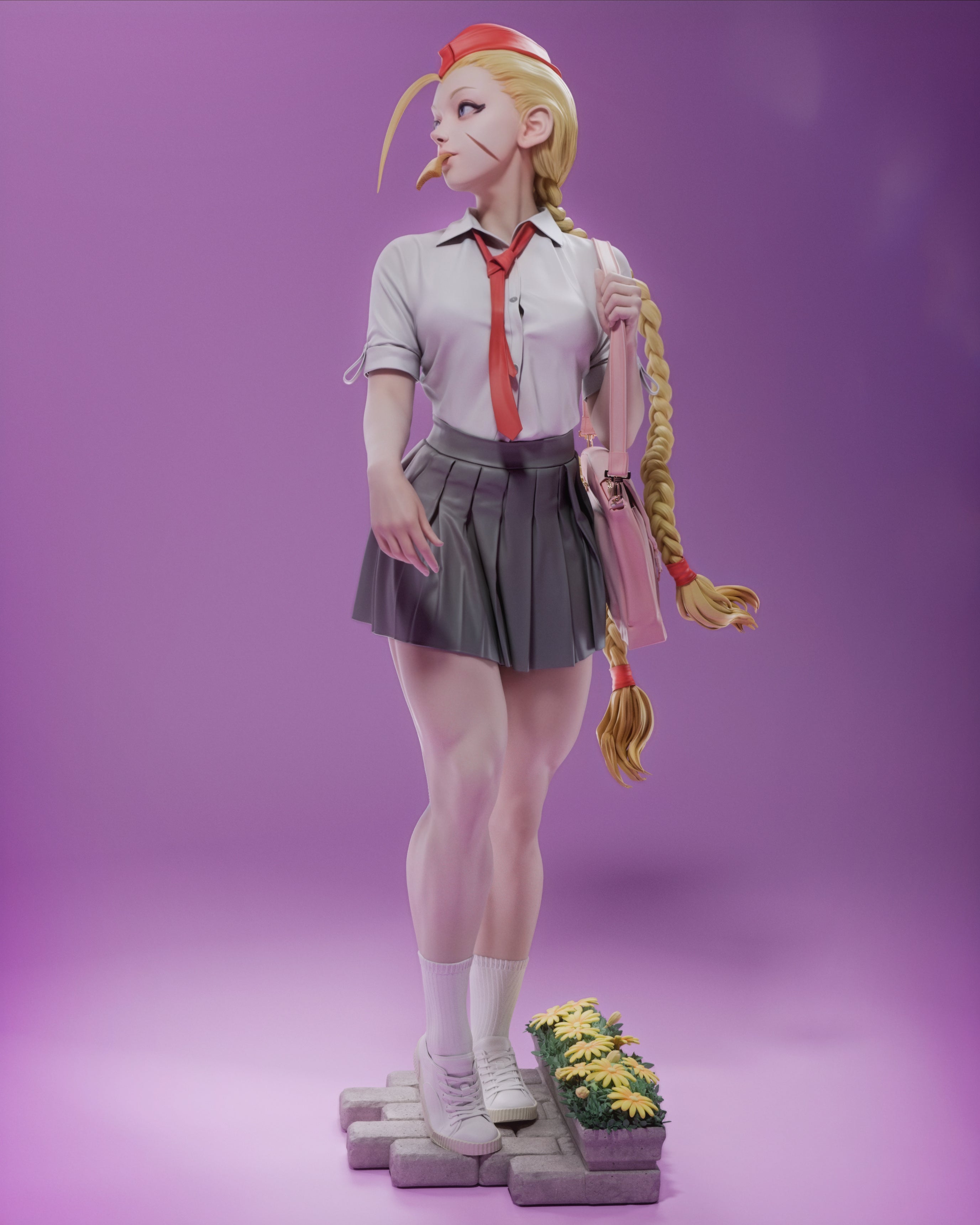Braided Blossom Warden | 1/6 Unpainted Resin Kit Model