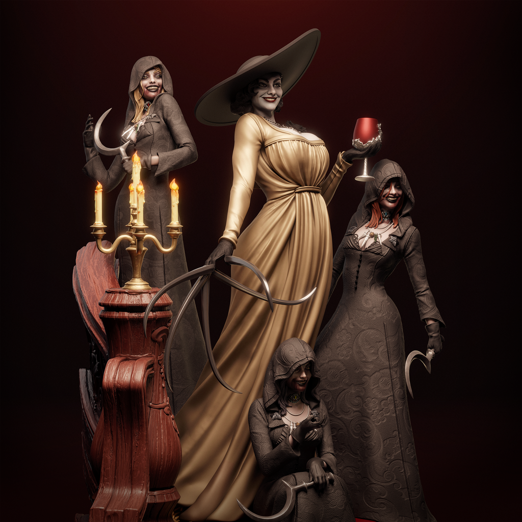 Crimson Chalice Sovereign | 1/6 Unpainted Resin Kit Model