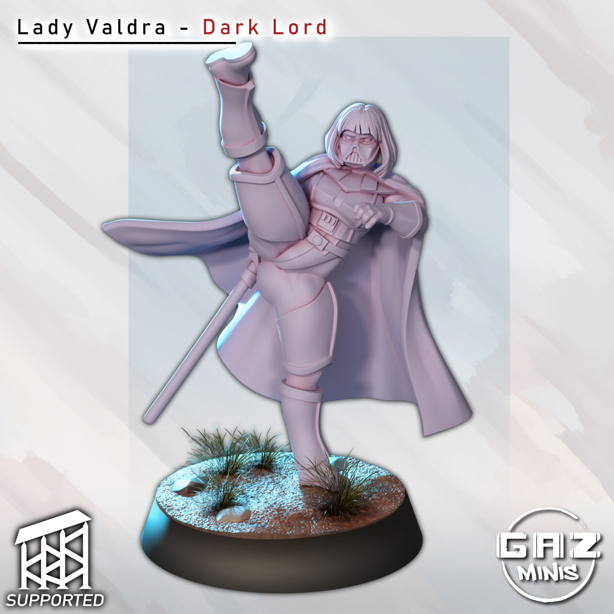 Shadow Cloak Enforcer | 32mm Unpainted Resin Kit Model