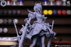 Crimson Inferno Slayer | 1/7 Unpainted Resin Kit Model