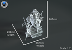 Crimson Inferno Slayer | 1/7 Unpainted Resin Kit Model