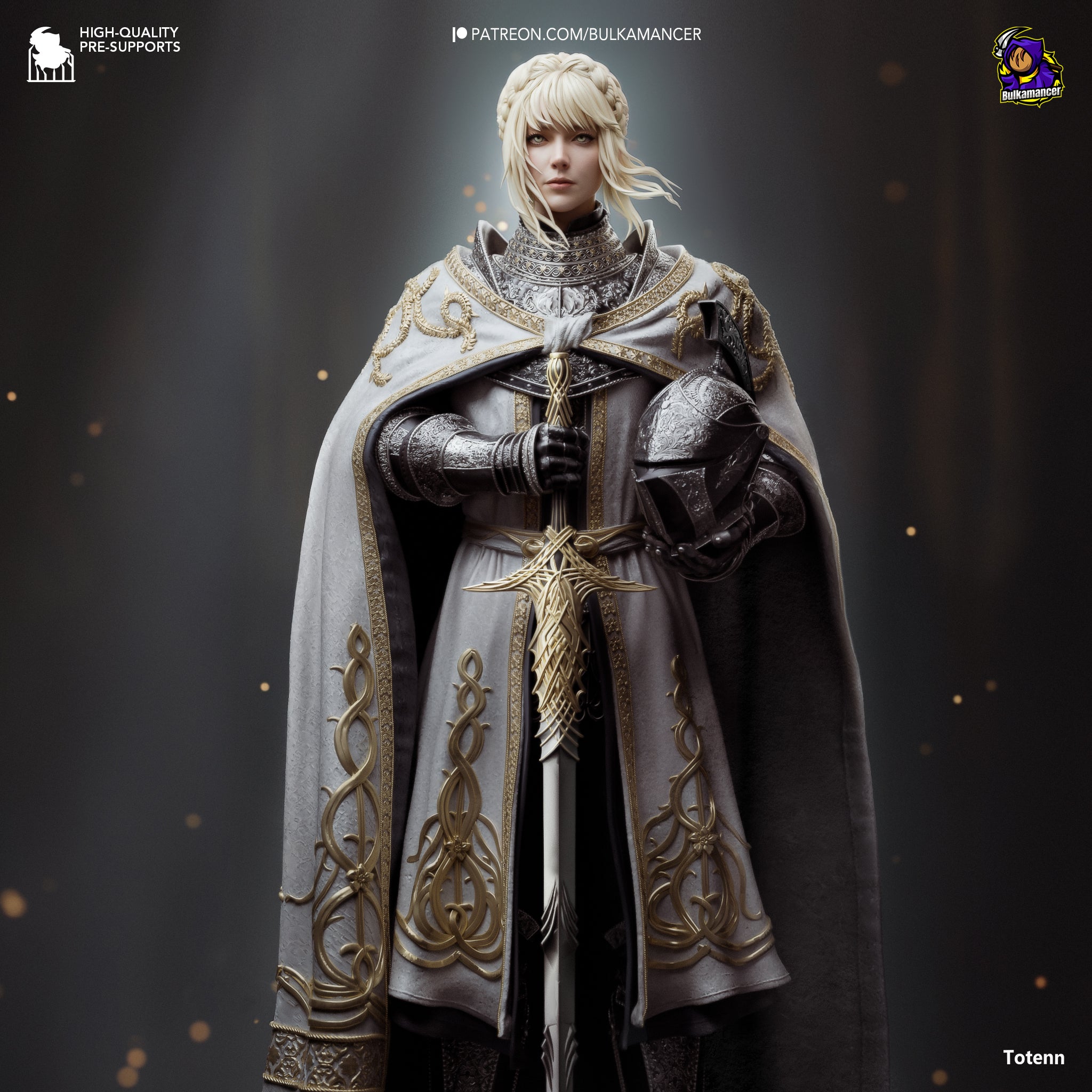 Silver Oath Sentinel | 1/8 Unpainted Resin Kit Model