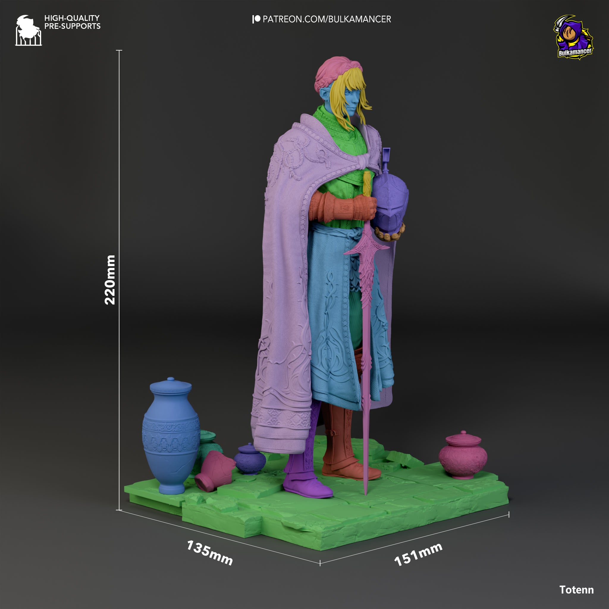 Silver Oath Sentinel | 1/8 Unpainted Resin Kit Model