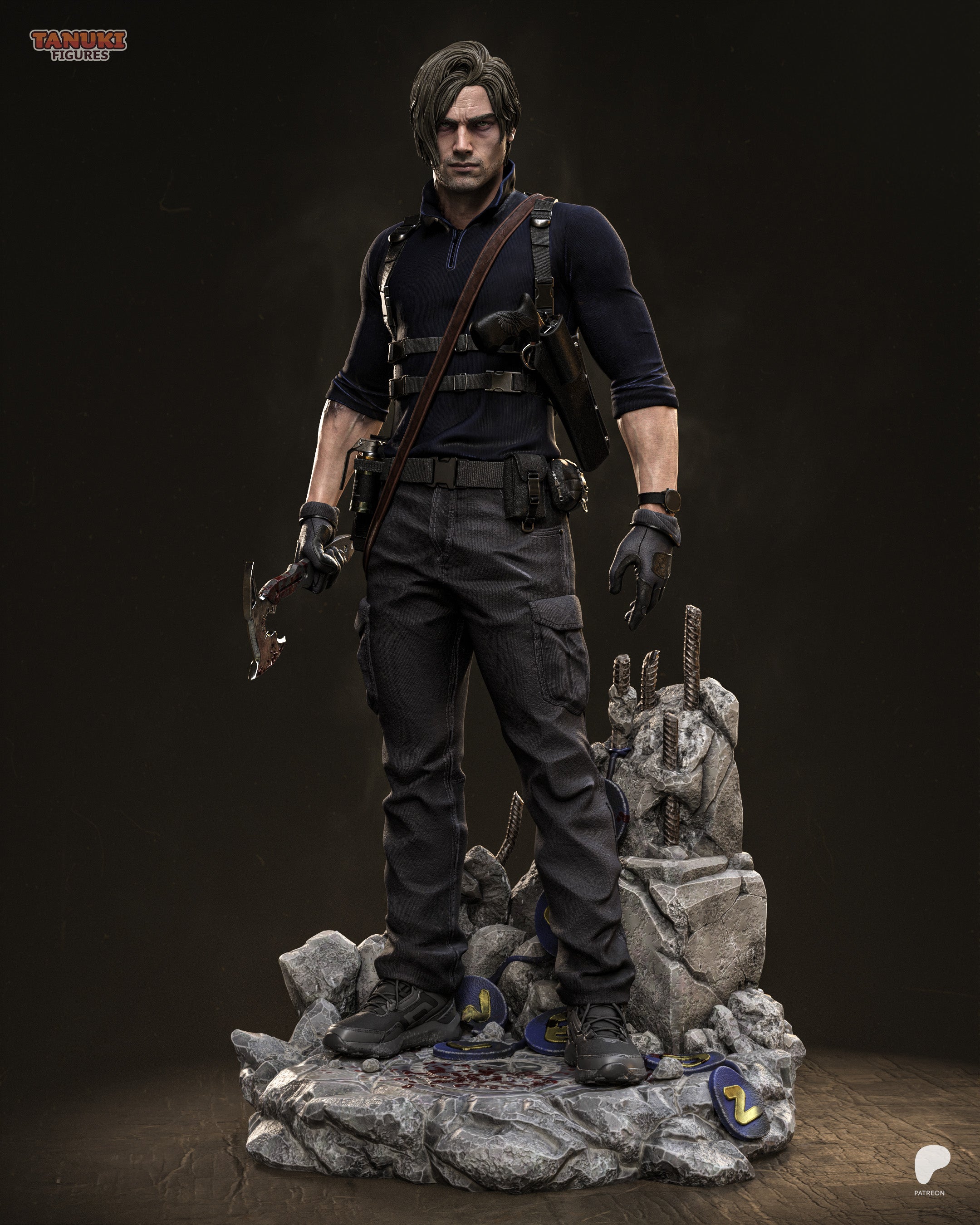Ruinveil Enforcer | 1/8 Unpainted Resin Kit Model