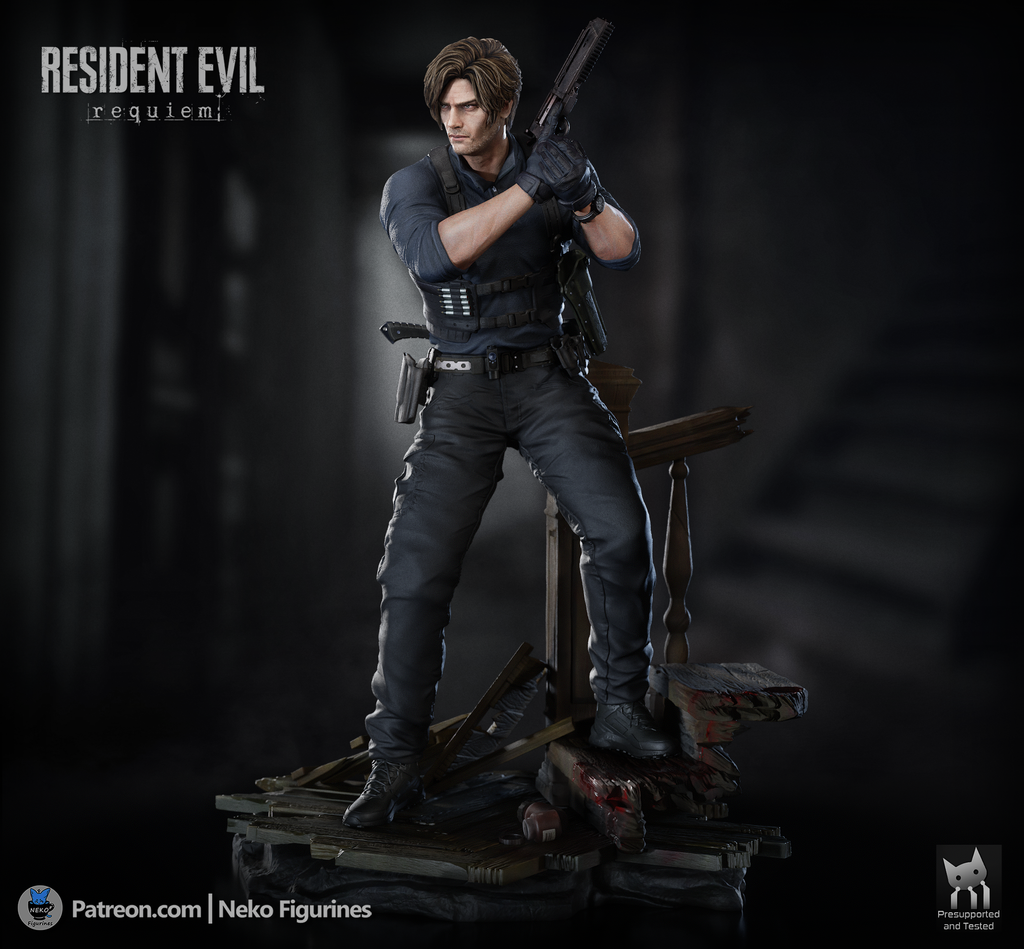 Ebony Vigil Warden | 1/7 Unpainted Resin Kit Model