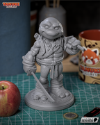Sapphire Masked Blade Warden | 1/10 Unpainted Resin Kit Model