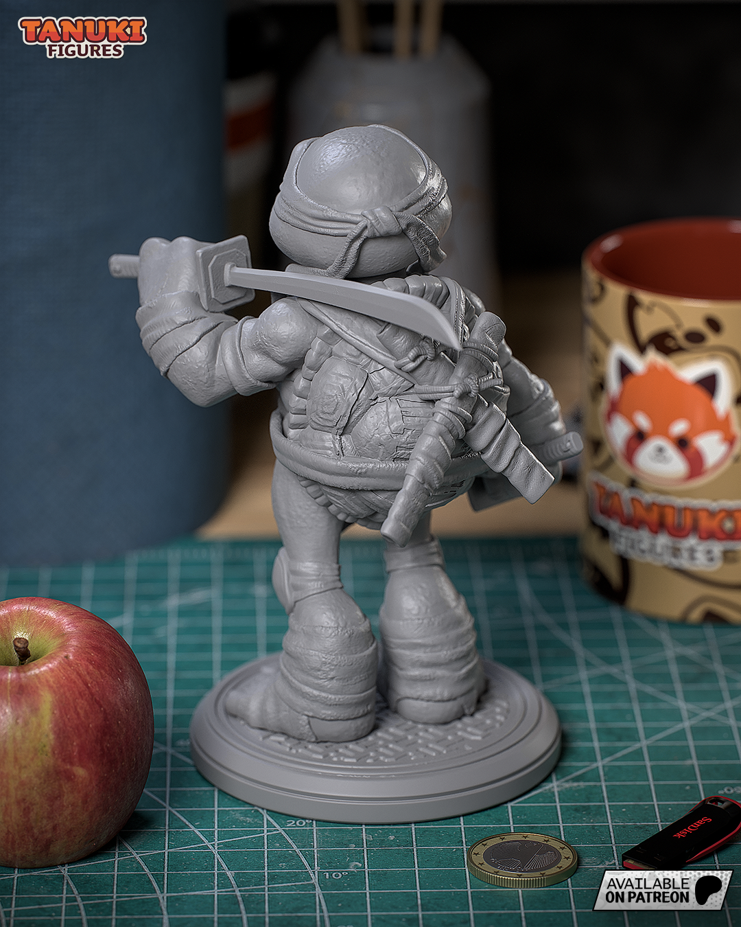 Sapphire Masked Blade Warden | 1/10 Unpainted Resin Kit Model