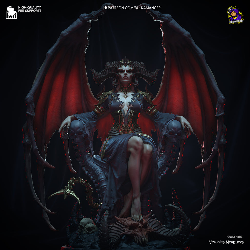 Crimson Abyss Matriarch | 1/8 Unpainted Resin Kit Model