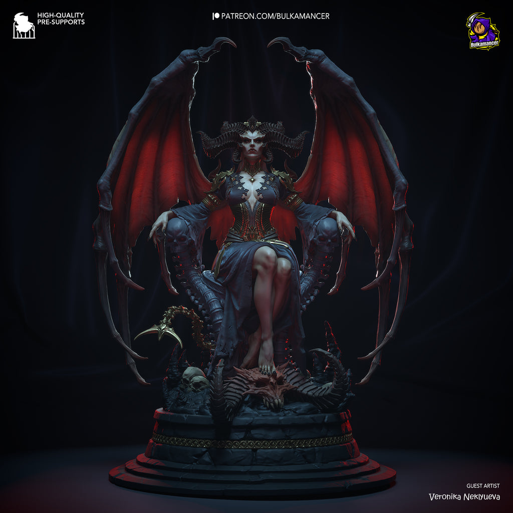 Crimson Abyss Matriarch | 1/8 Unpainted Resin Kit Model
