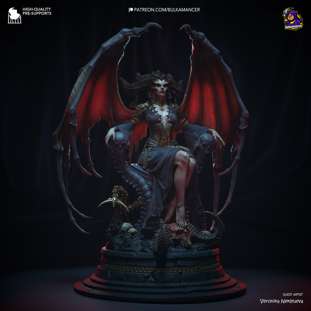 Crimson Abyss Matriarch | 1/8 Unpainted Resin Kit Model
