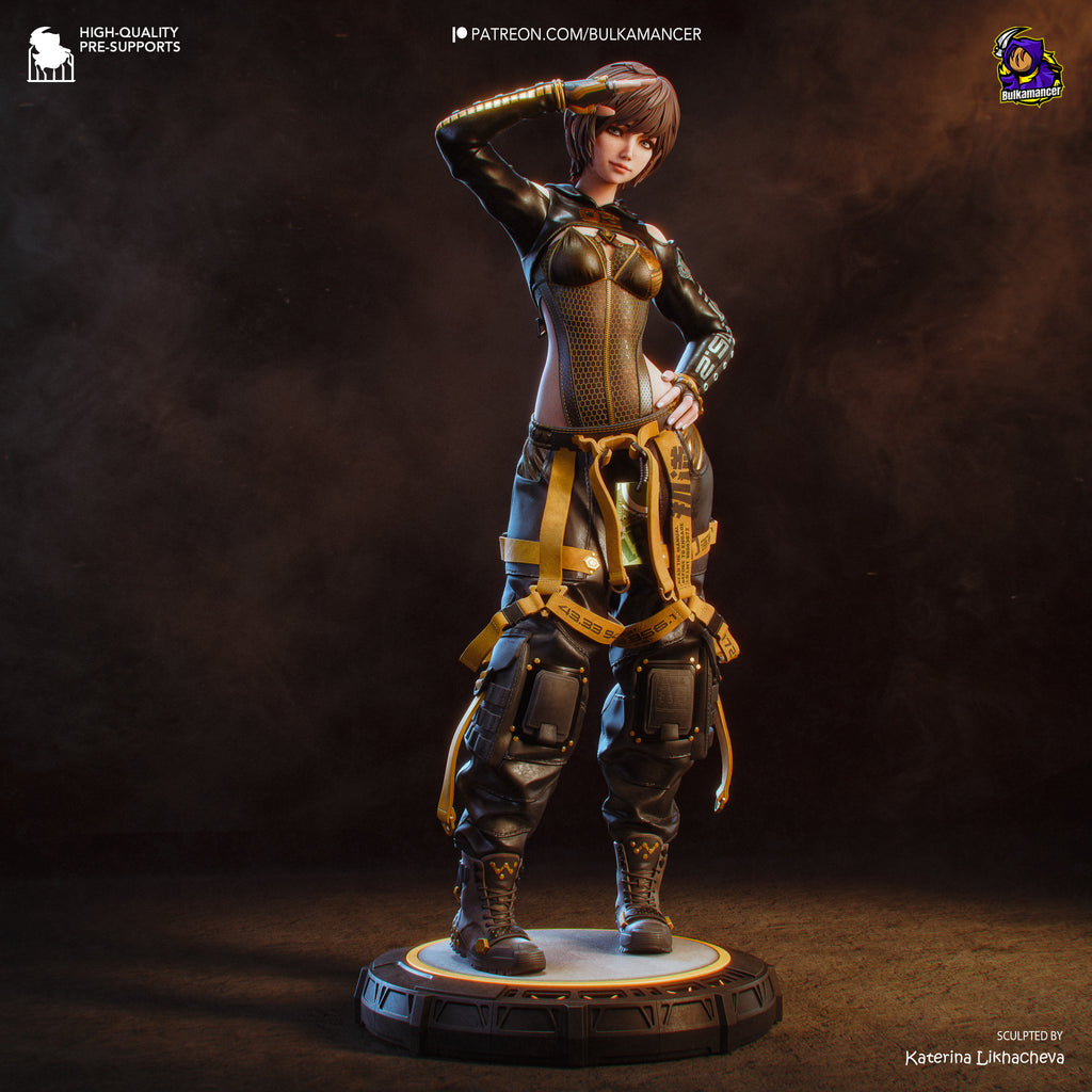 Eclipse Tactical Vanguard | 1/8 Unpainted Resin Kit Model