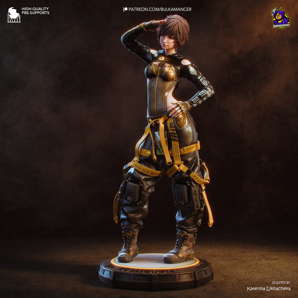 Eclipse Tactical Vanguard | 1/8 Unpainted Resin Kit Model