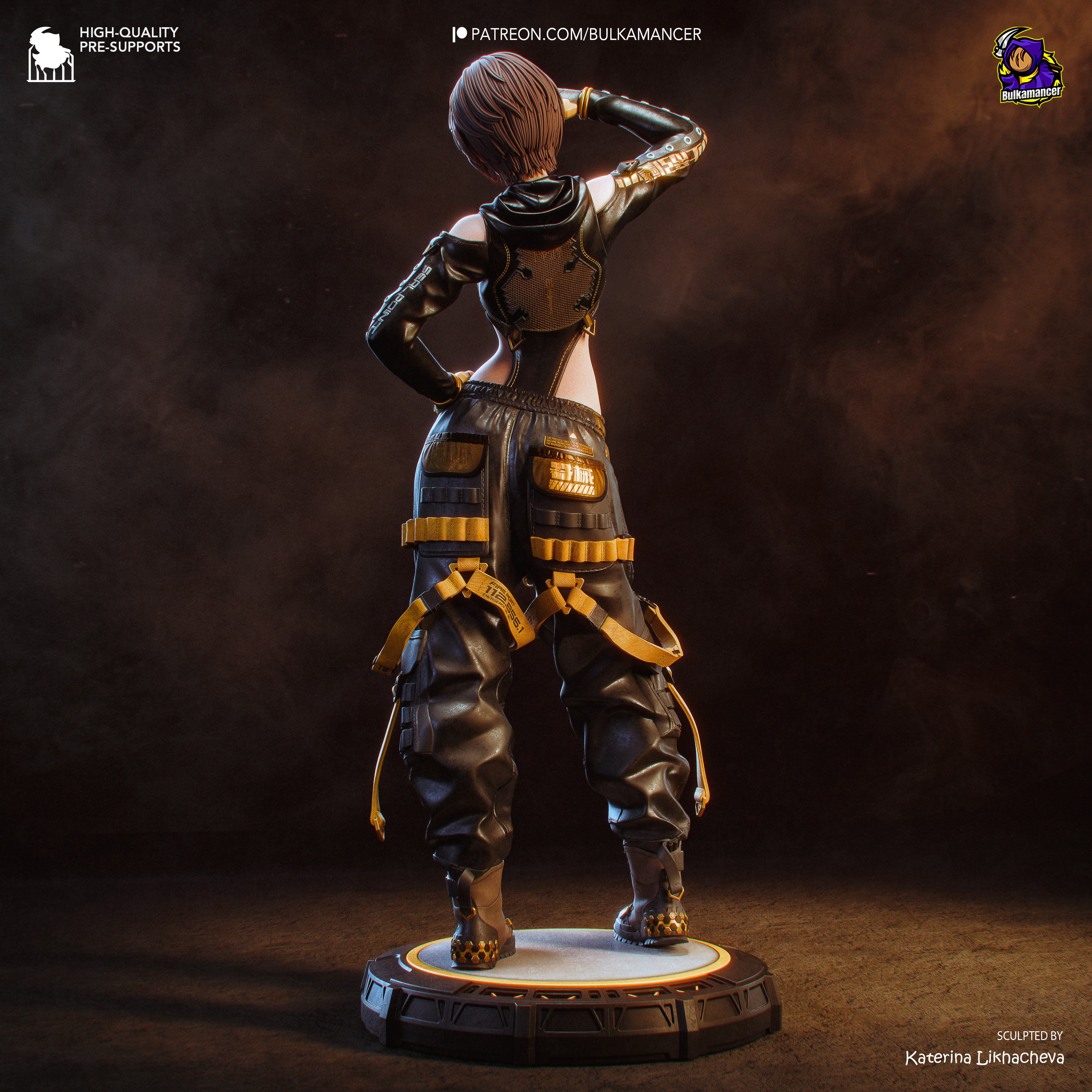 Eclipse Tactical Vanguard | 1/8 Unpainted Resin Kit Model