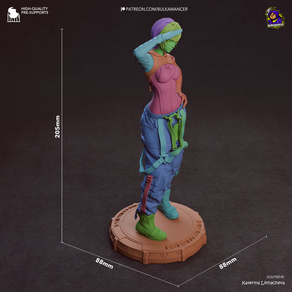 Eclipse Tactical Vanguard | 1/8 Unpainted Resin Kit Model