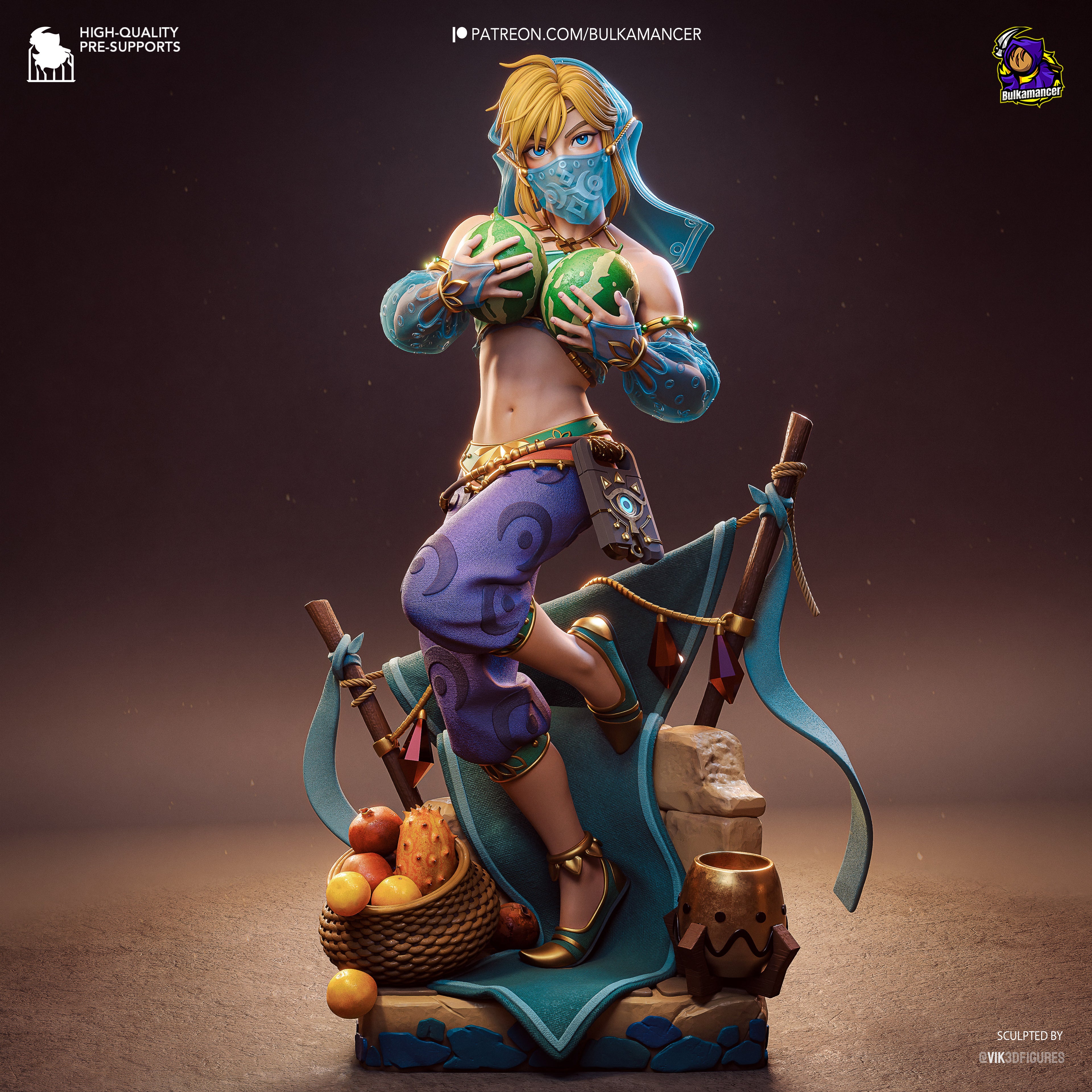 Oasis Veil Merchant | 1/8 Unpainted Resin Kit Model