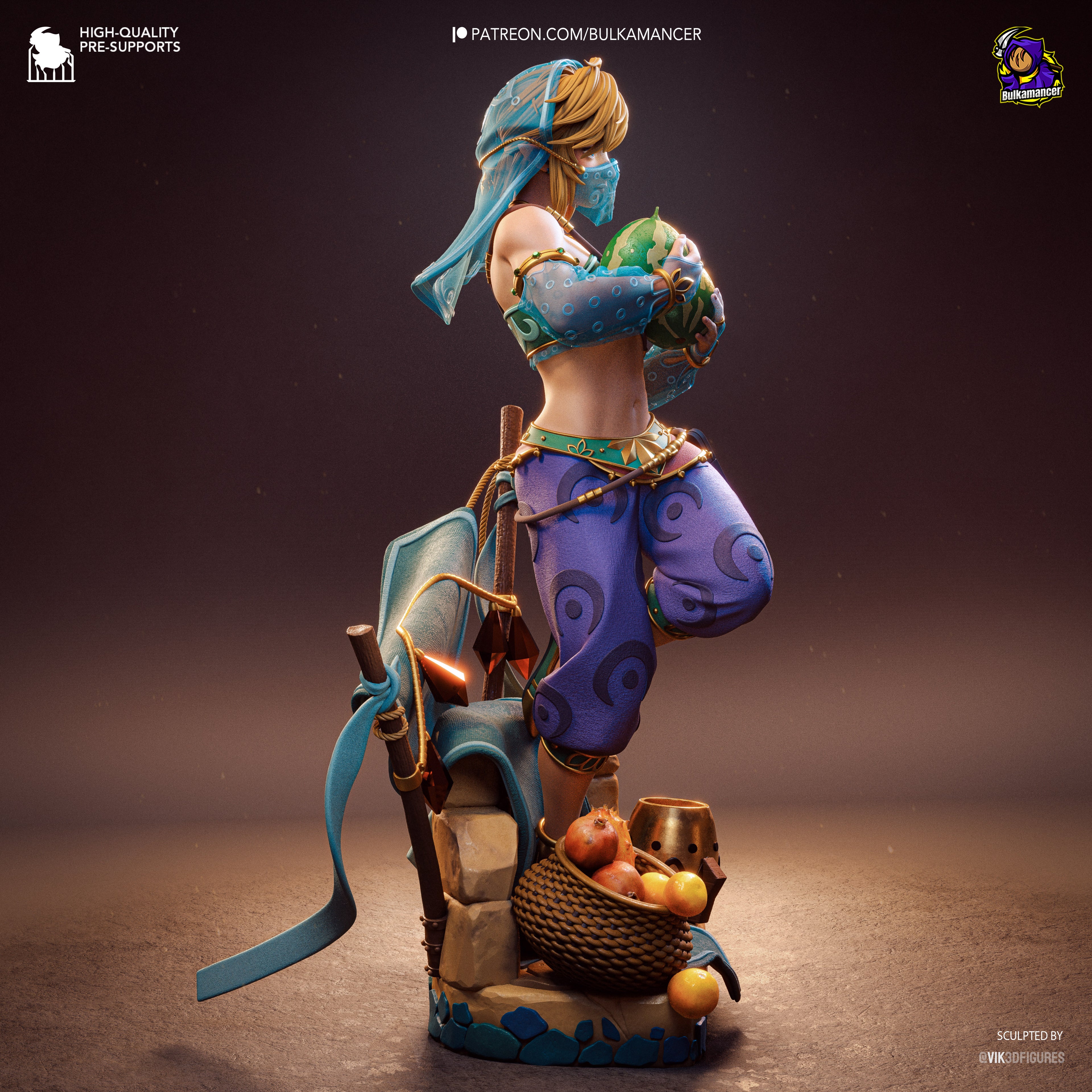 Oasis Veil Merchant | 1/8 Unpainted Resin Kit Model