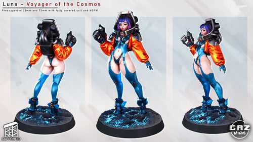 Astro Veil Sentinel | 32mm & 75mm Unpainted Resin Kit Model