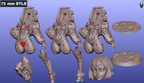 Astro Veil Sentinel | 32mm & 75mm Unpainted Resin Kit Model