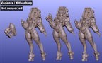 Astro Veil Sentinel | 32mm & 75mm Unpainted Resin Kit Model