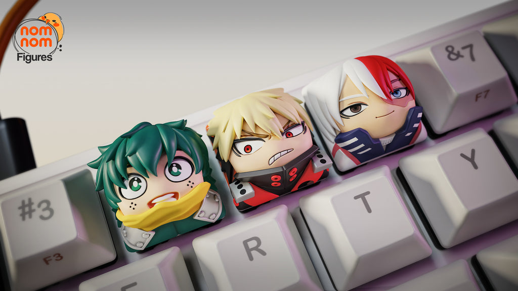 Chibi Vanguard Keycaps | Keyboard Keycap Unpainted Resin Kit Model