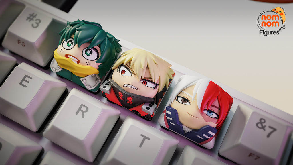 Chibi Vanguard Keycaps | Keyboard Keycap Unpainted Resin Kit Model