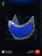 Azure Fan Veil Mask | Made To Fit Full Color FDM Model