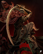 Crimson Scythe Valkyrie | 1/6 Unpainted Resin Kit Model