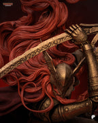 Crimson Scythe Valkyrie | 1/6 Unpainted Resin Kit Model
