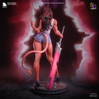 Crimson Demoness Fury | 1/8 Unpainted Resin Kit Model