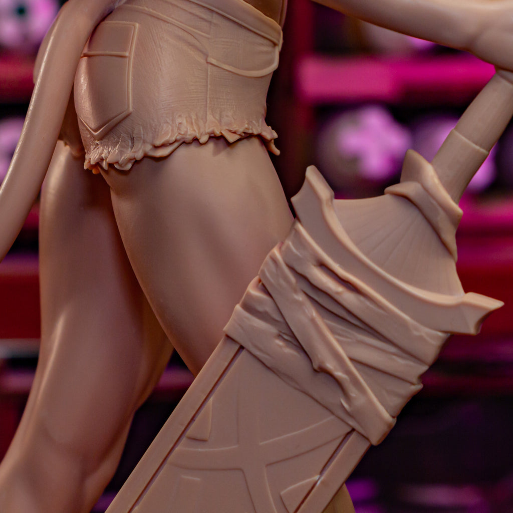 Crimson Demoness Fury | 1/8 Unpainted Resin Kit Model