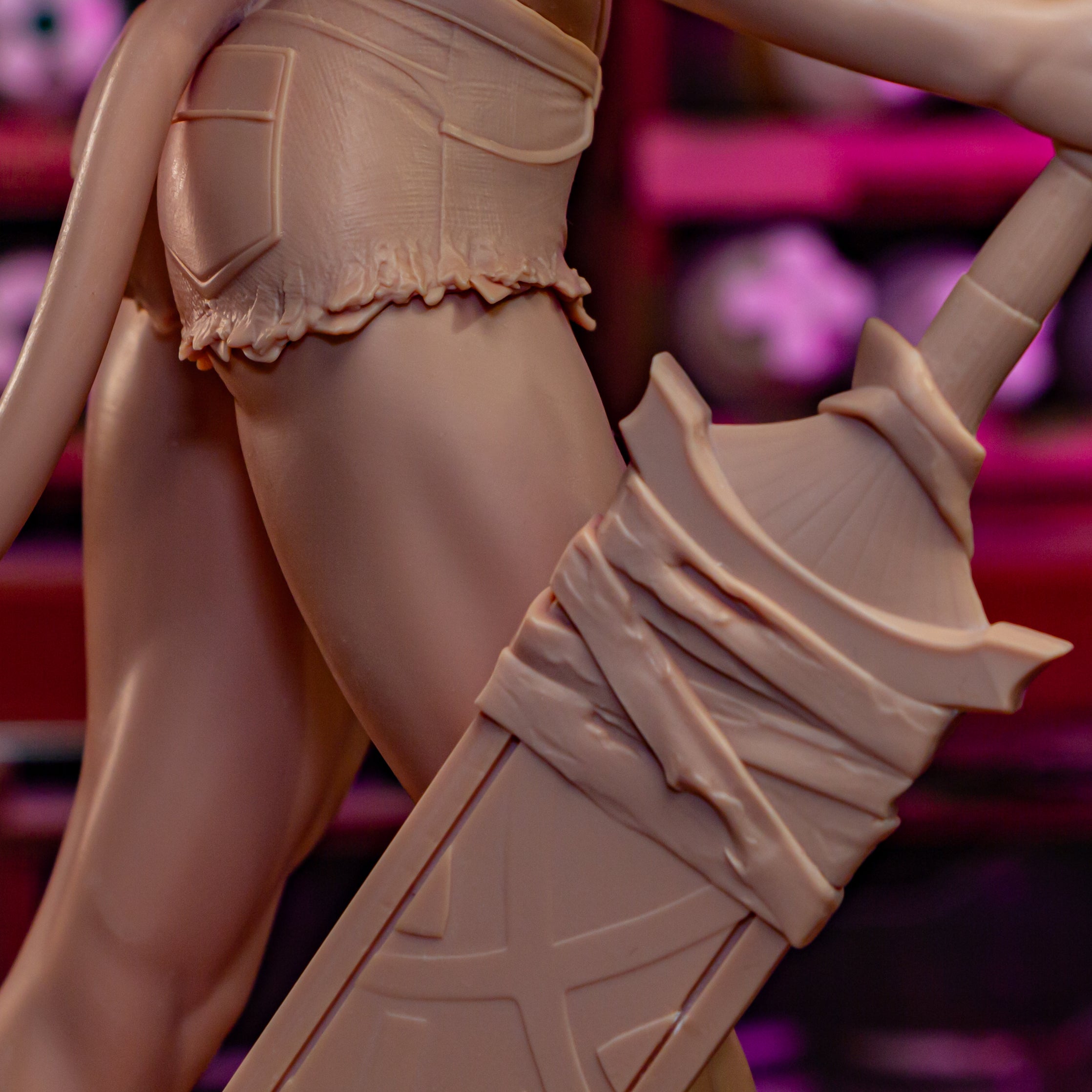 Crimson Demoness Fury | 1/8 Unpainted Resin Kit Model
