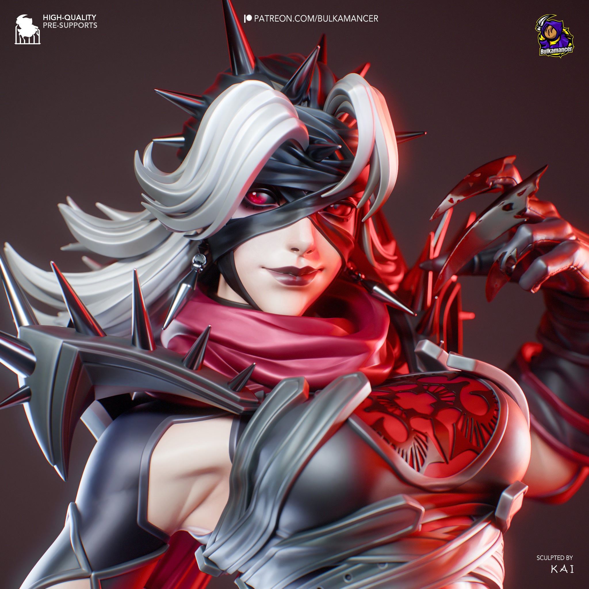 Infernal Thorn Ravager | 1/8 Unpainted Resin Kit Model