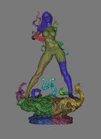 Crimson Tendril Fury | 1/6 Unpainted Resin Kit Model