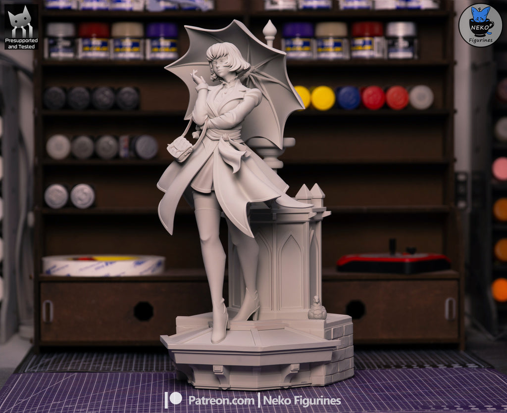 Twilight Parasol Warden | 1/7 Unpainted Resin Kit Model