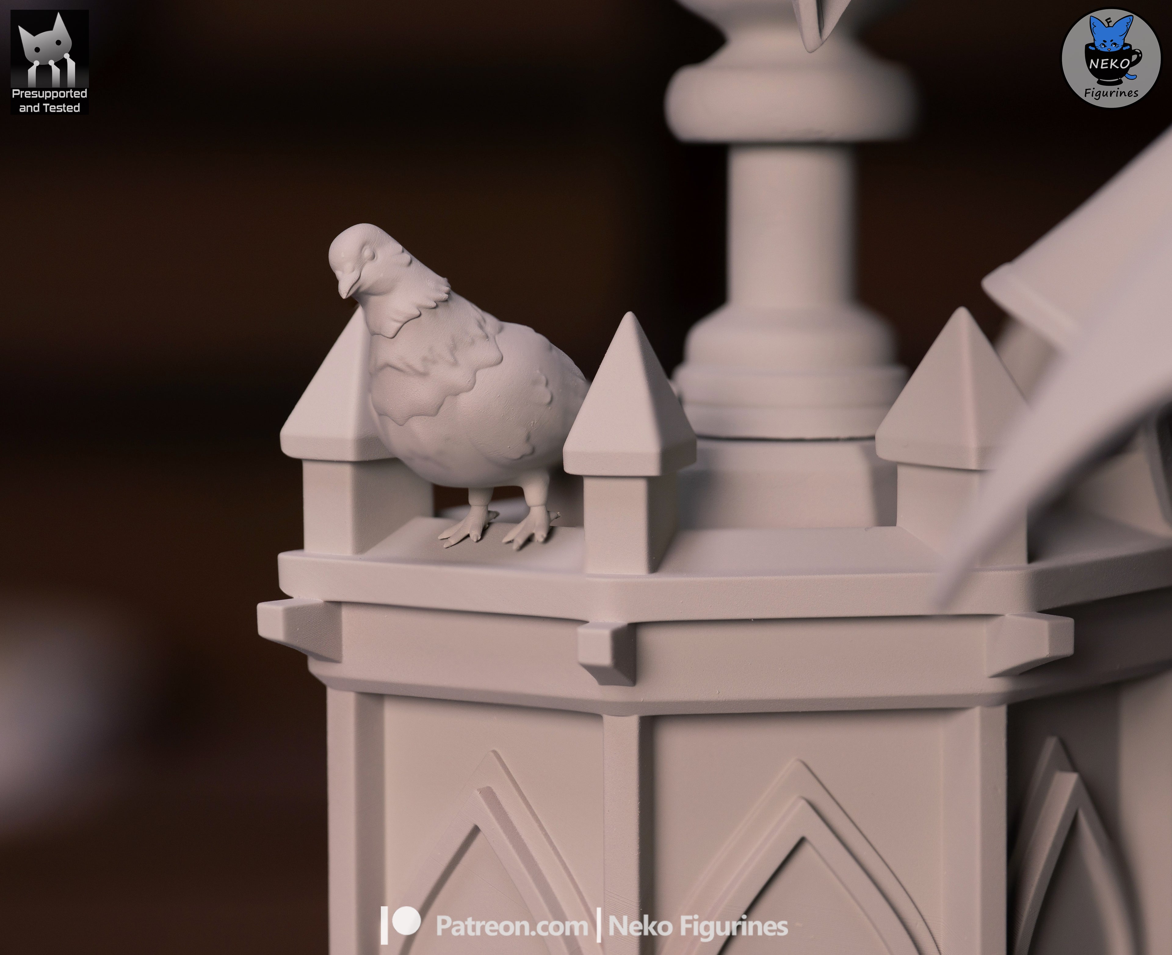 Twilight Parasol Warden | 1/7 Unpainted Resin Kit Model