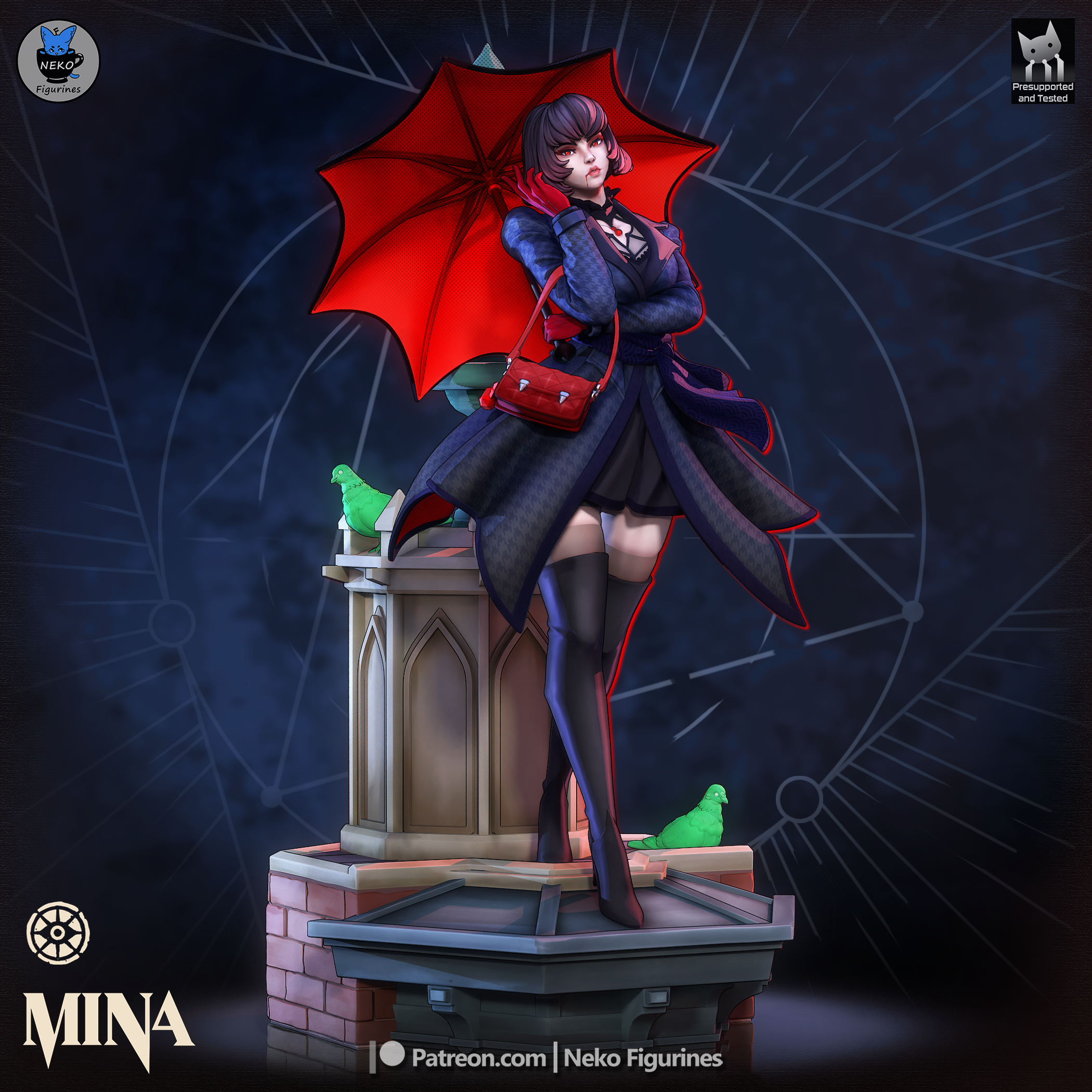 Twilight Parasol Warden | 1/7 Unpainted/Painted Resin Figure