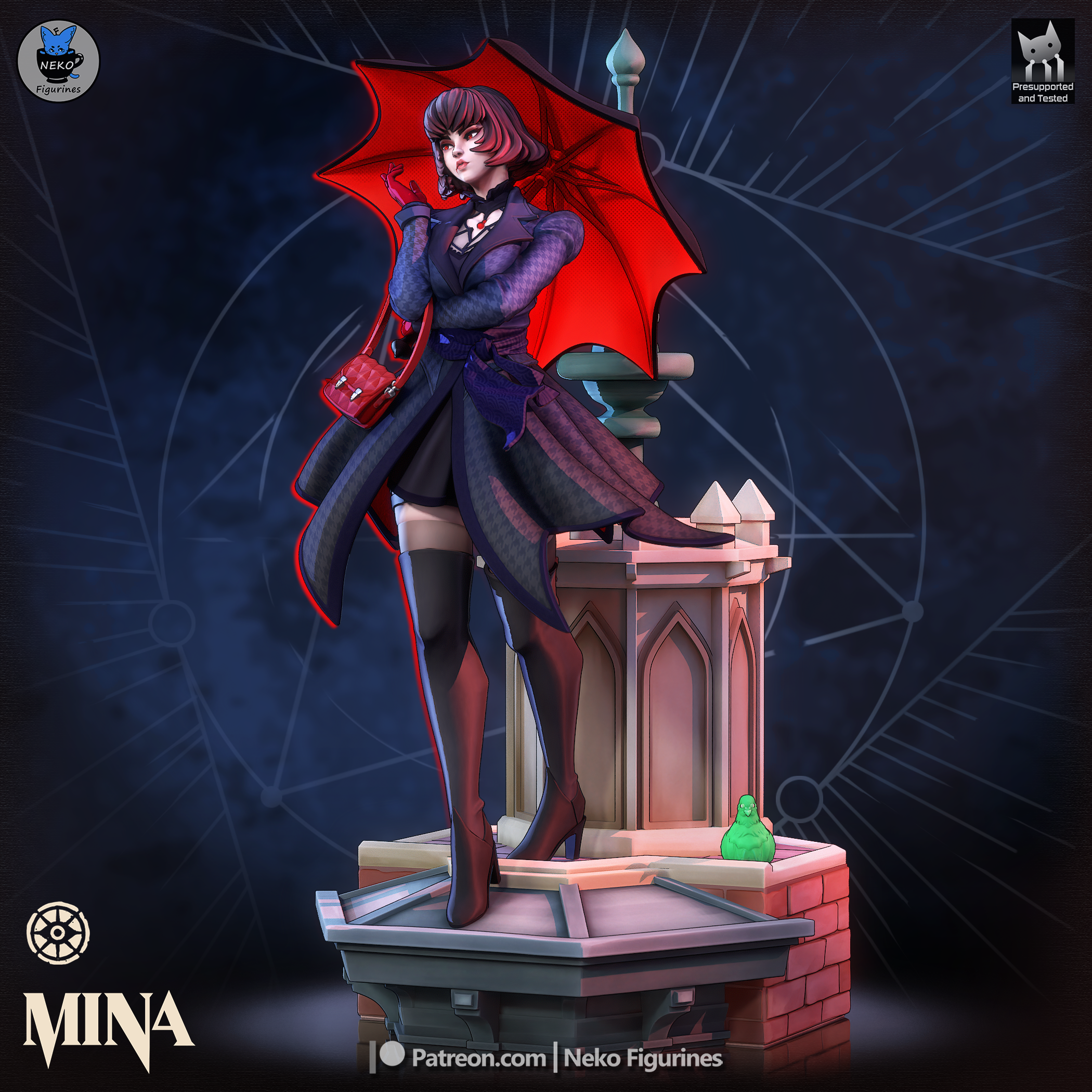 Twilight Parasol Warden | 1/7 Unpainted/Painted Resin Figure