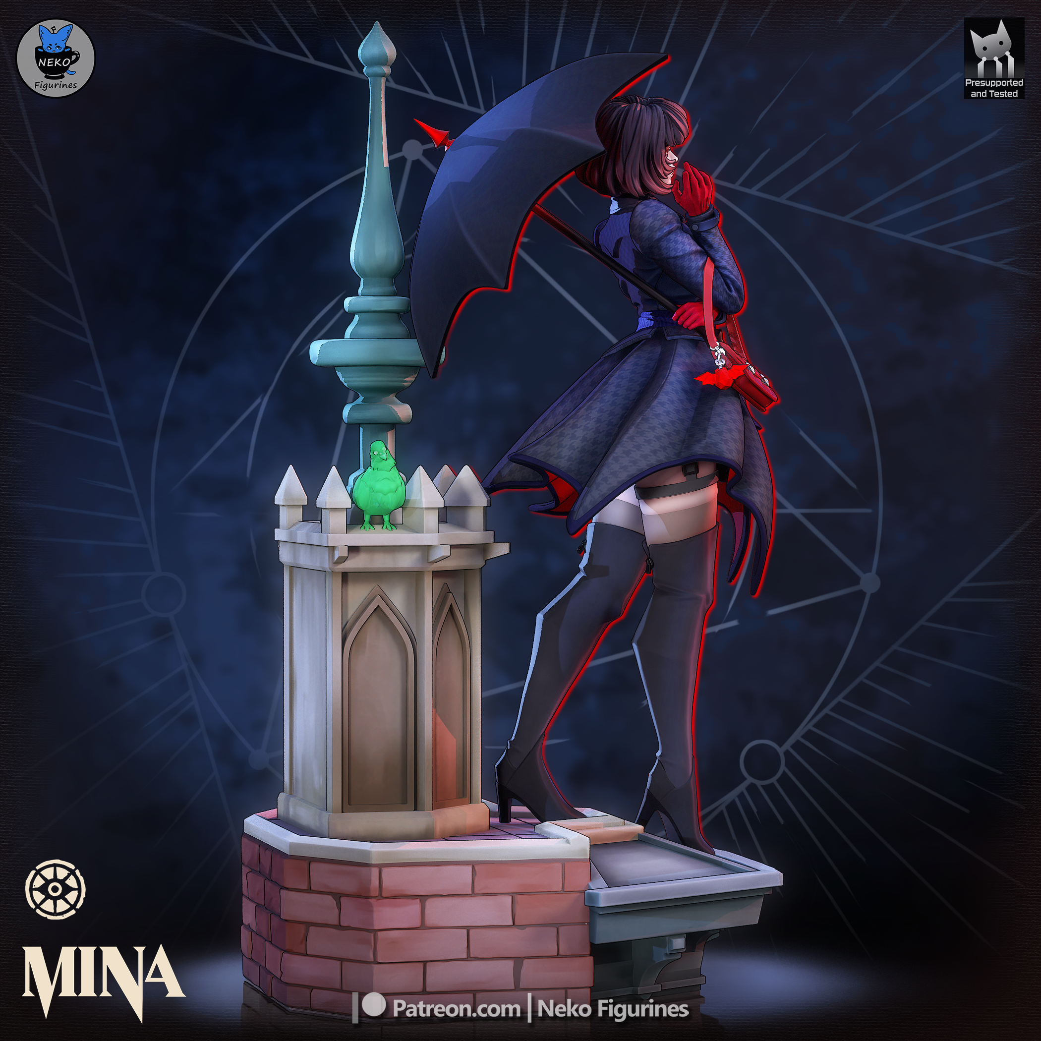 Twilight Parasol Warden | 1/7 Unpainted/Painted Resin Figure