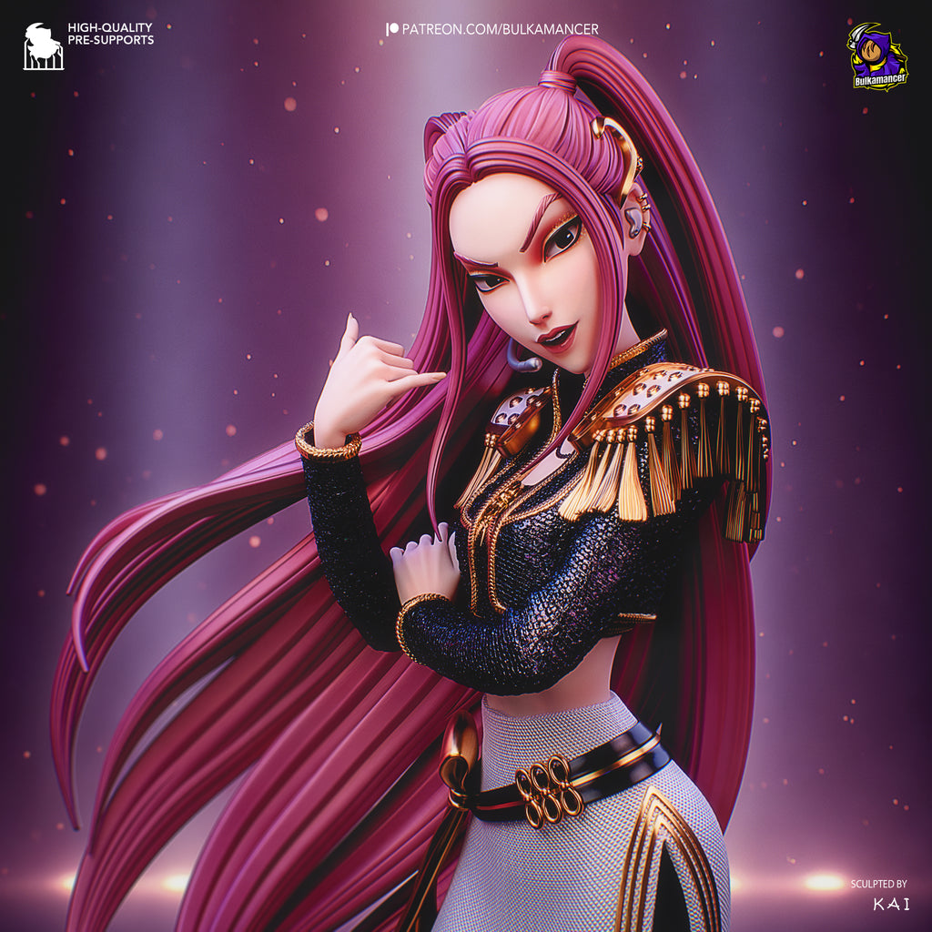 Crimson Melody Enchantress | 1/8 Unpainted Resin Kit Model