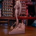 Crimson Melody Enchantress | 1/8 Unpainted Resin Kit Model
